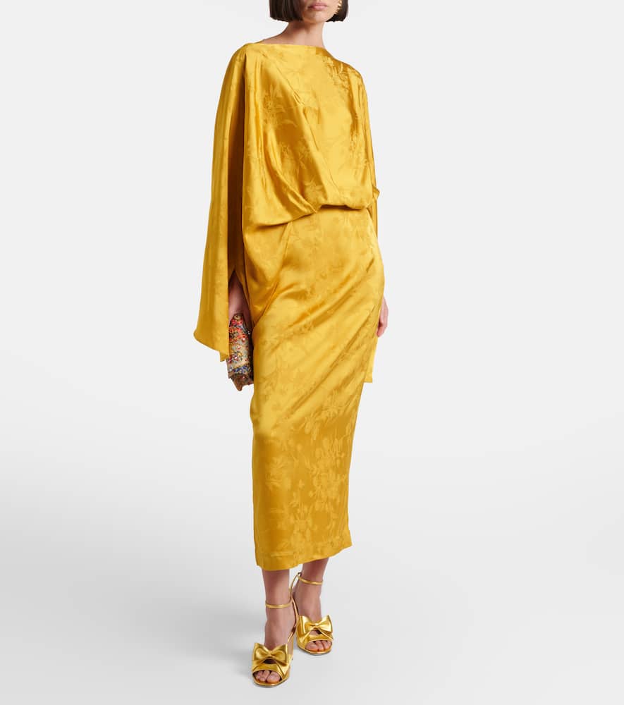 Eolia Primavera jacquard midi dress