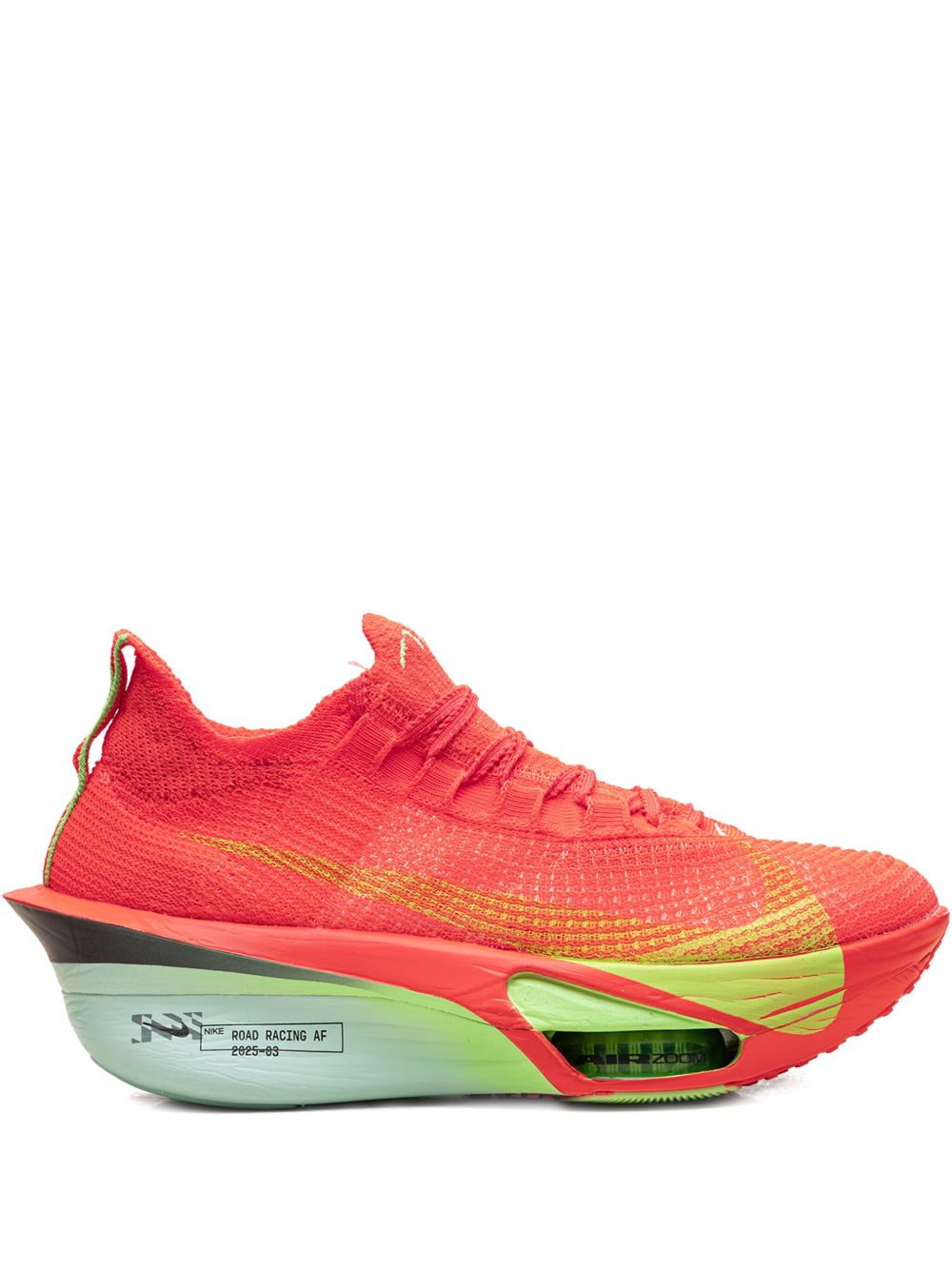ZoomX AlphaFly 3 "Bright Crimson/Cave Purple/Lime Blast/Mint Foam/Sunset Tint/Green Strike" sneakers - Red