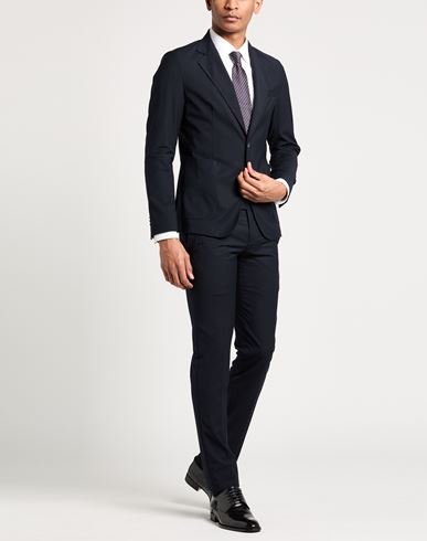 Man Suit Midnight blue Size 36 Polyester, Viscose, Elastane