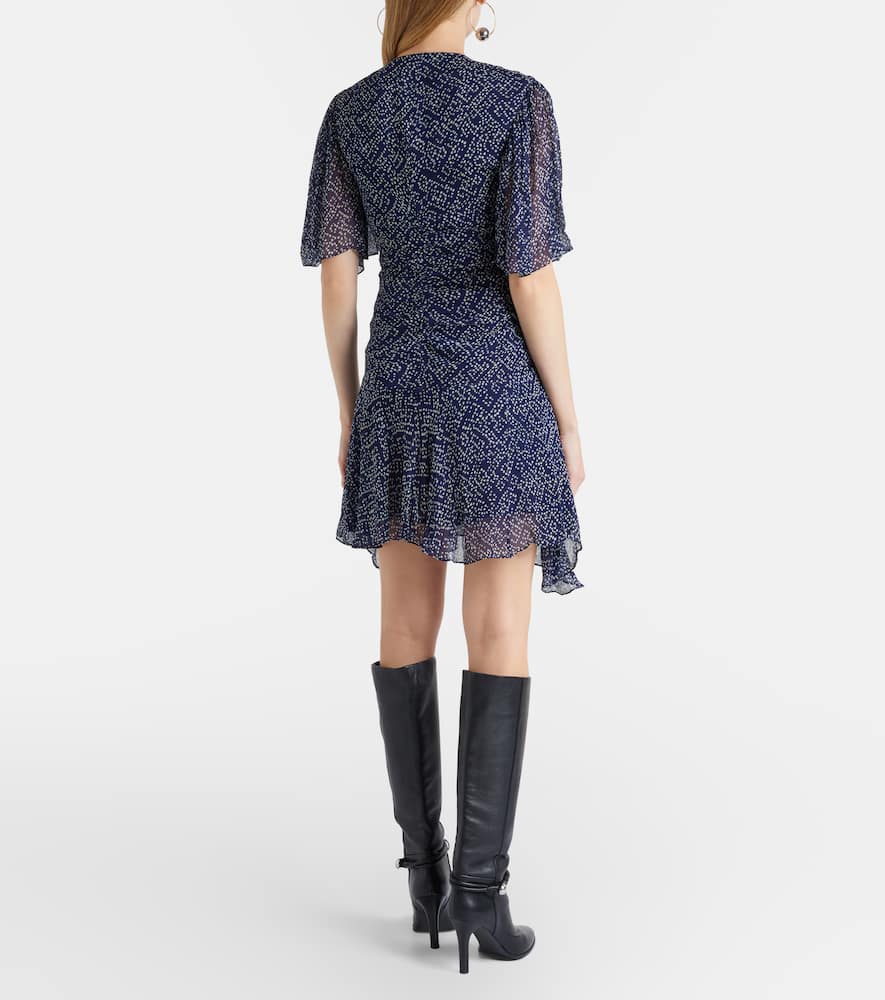 Vivienne printed muslin minidress