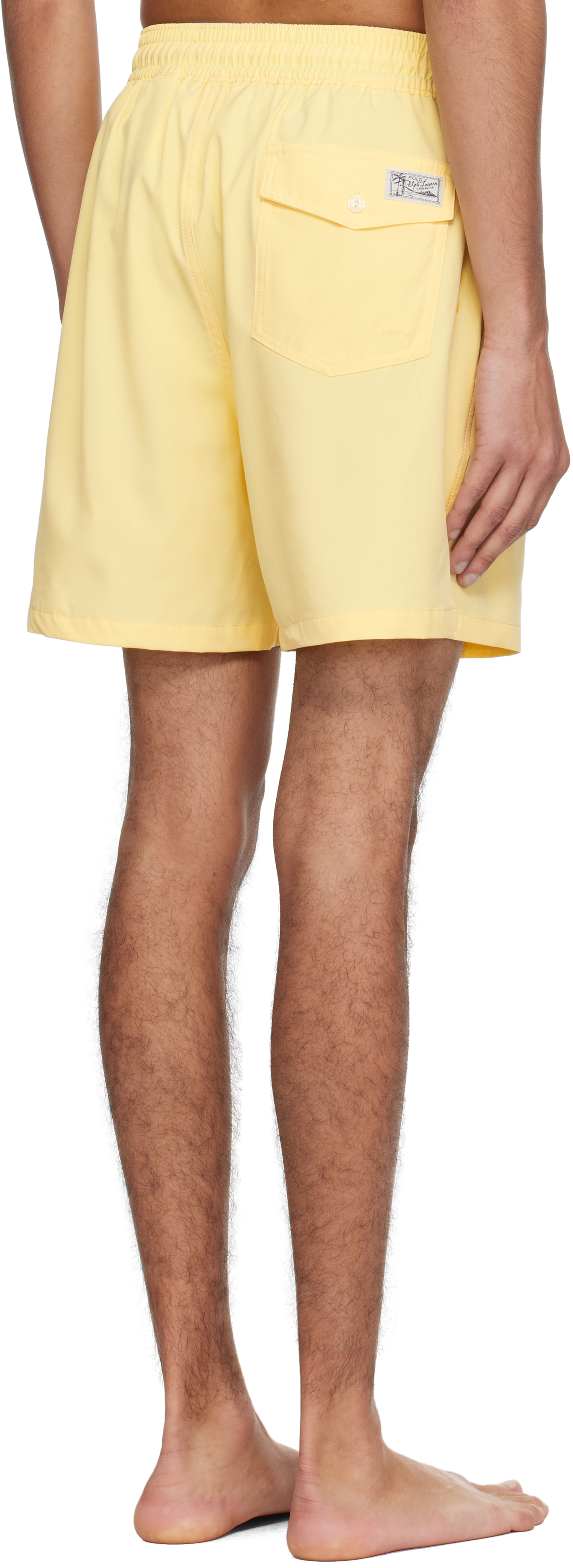 Polo Ralph Lauren Yellow 5.75-Inch Traveler Classic Swim Shorts