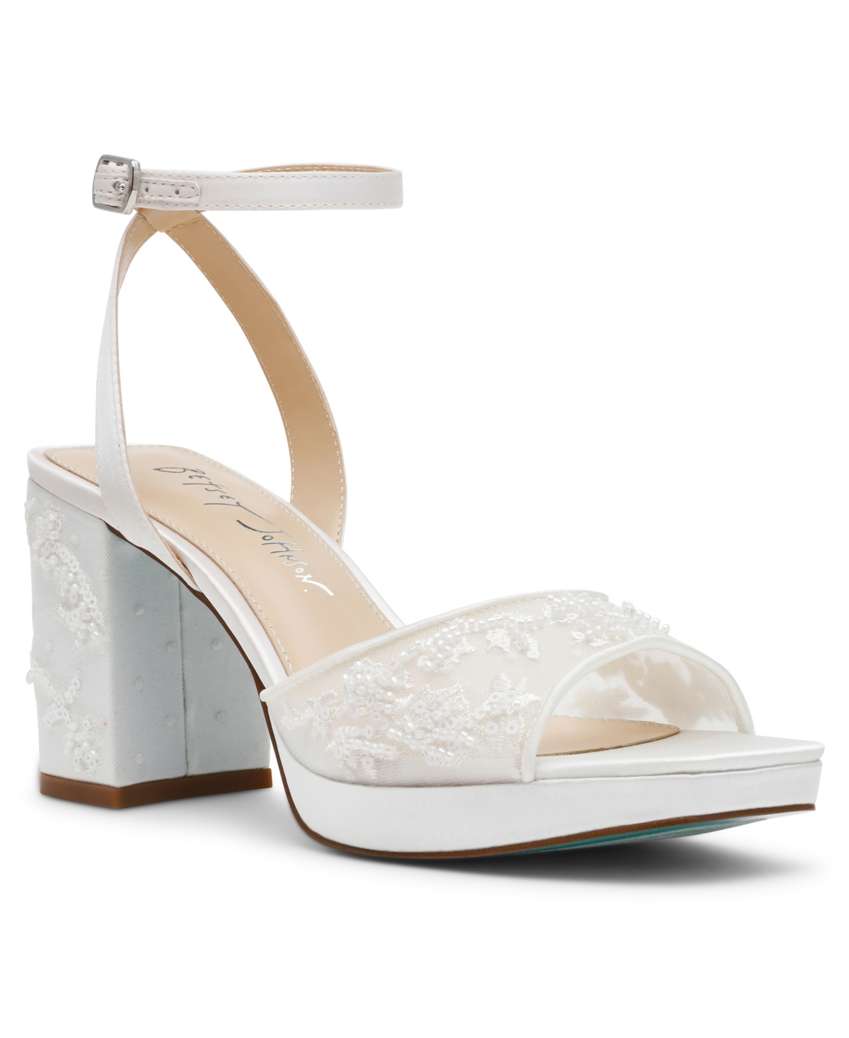 Women's Junie Ankle Strap Dress Sandals - Ivory
