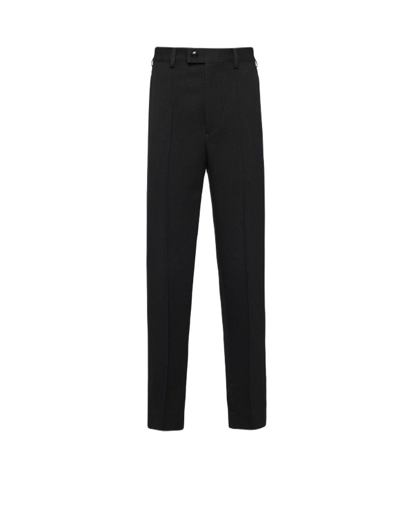 Elegant Gabardine Trousers for Men - FW23 Collection