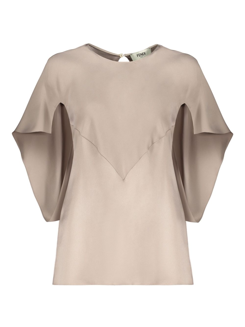 FENDI silk blouse - Neutrals