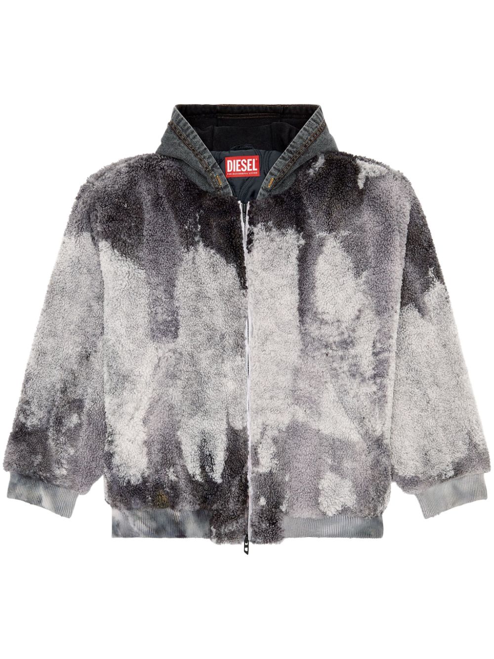 S-Depla fleece bomber jacket - Grey