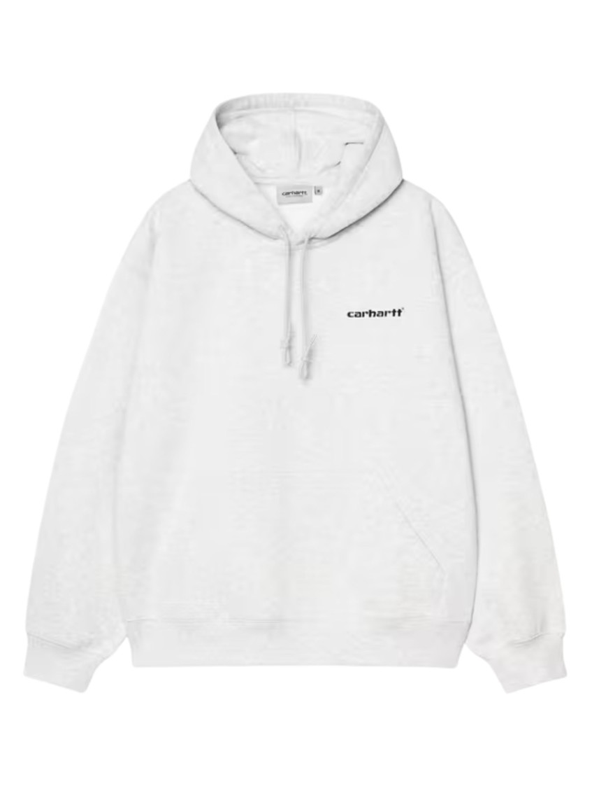 White Logo Hoodie