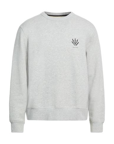 Man Sweatshirt Light grey Size M Cotton