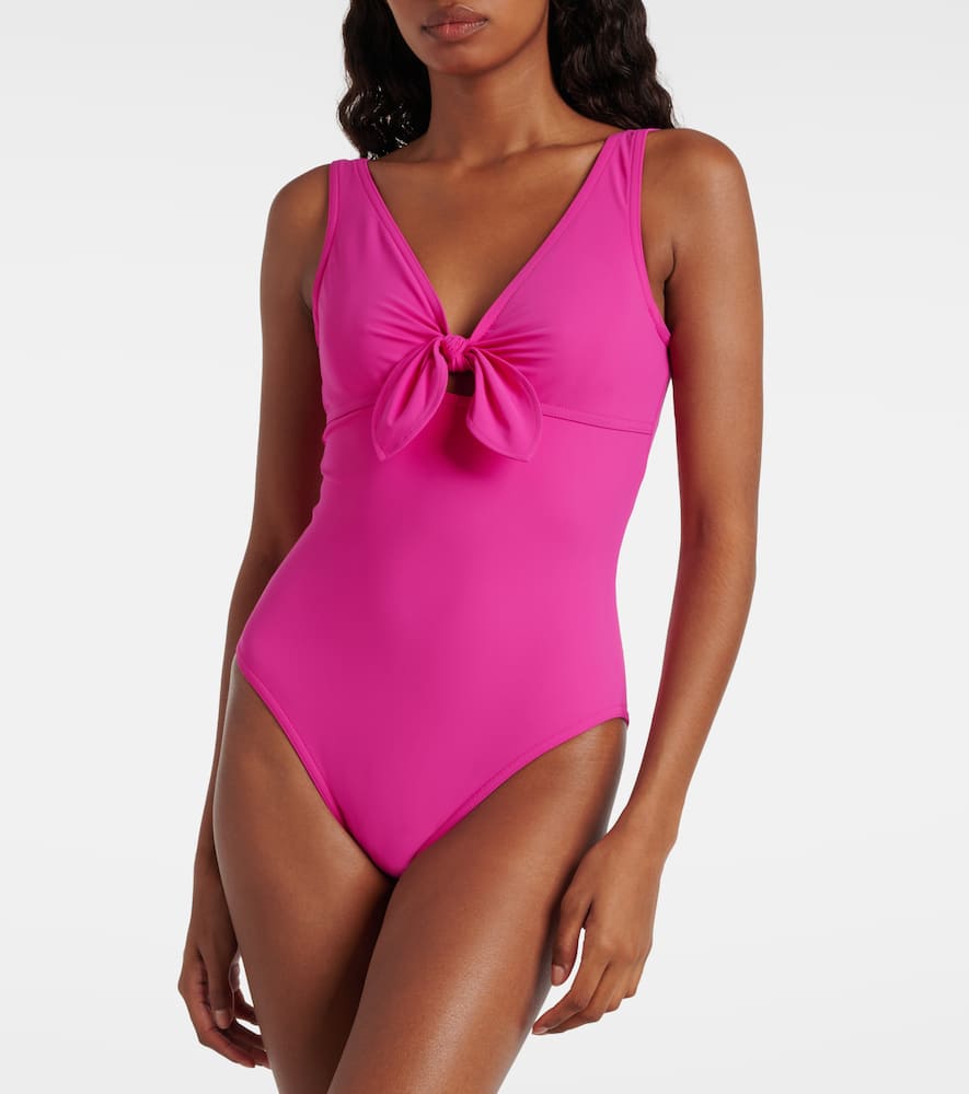 Bow-detail swimsuit