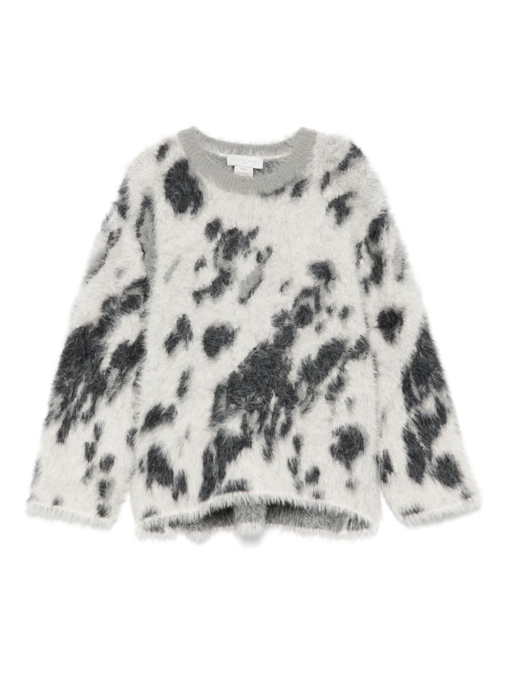 Animal-print sweater - White