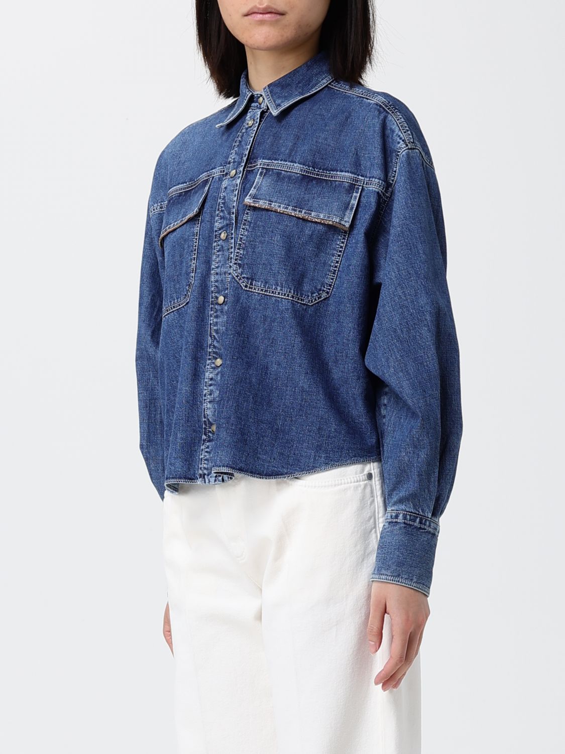 Top Woman color Blue