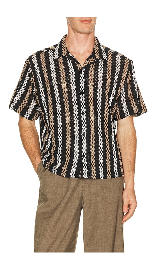 Percival HEMD WADE in Schwarz - Black. L also in M, S, XL/1X