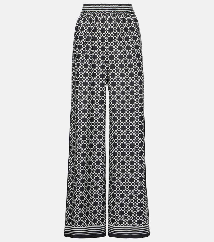 Zuna printed wide-leg pants