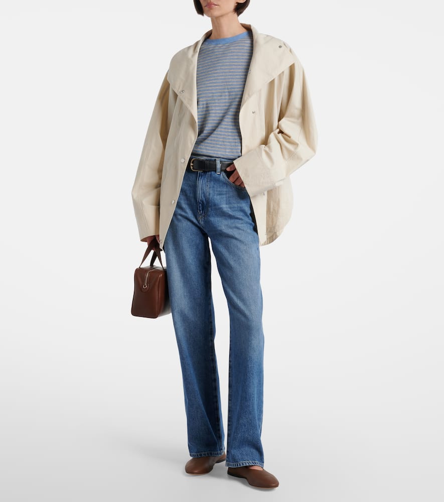 Kora mid-rise wide-leg jeans