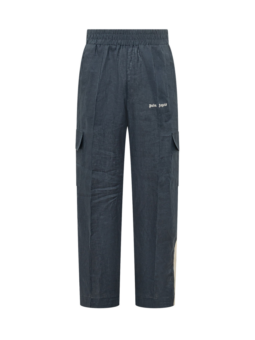 Navy Blue Straight Cargos Pants