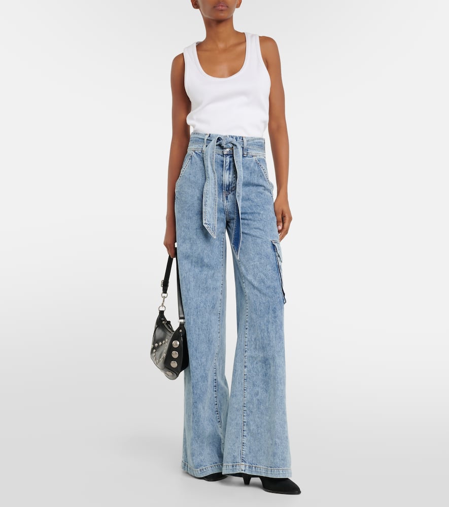 Belisa high-rise cargo jeans