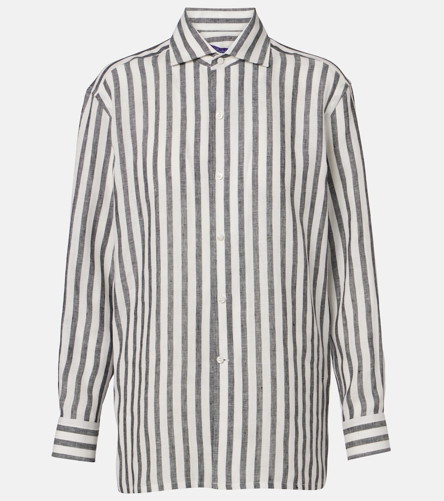 Capri striped linen shirt