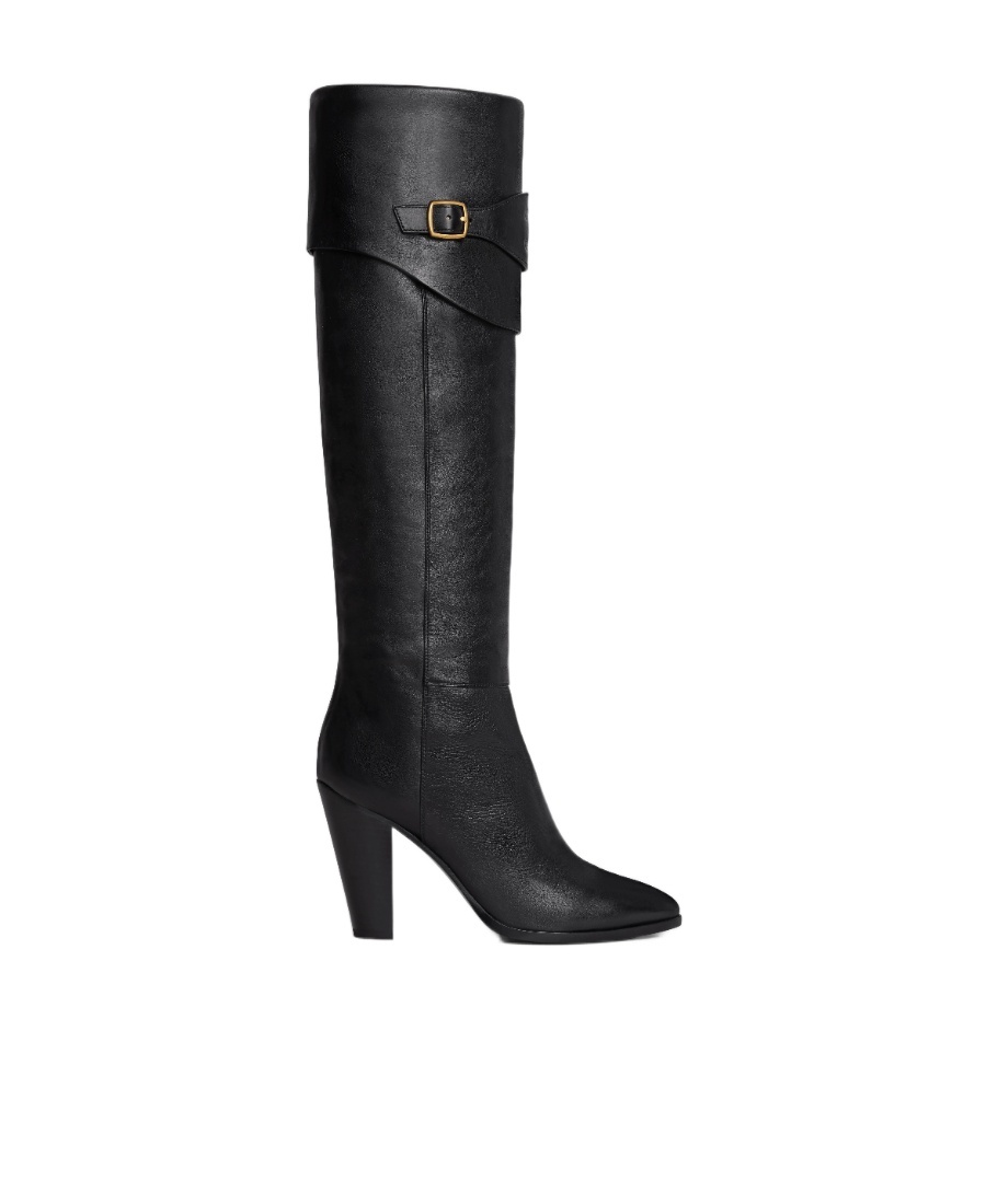 RIDING BOOT WITH TRIOMPHE CELINE WILTERN in CALFSKIN