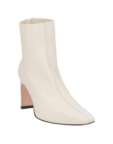 Kallistè Woman Ankle boots Ivory Size 5 Leather