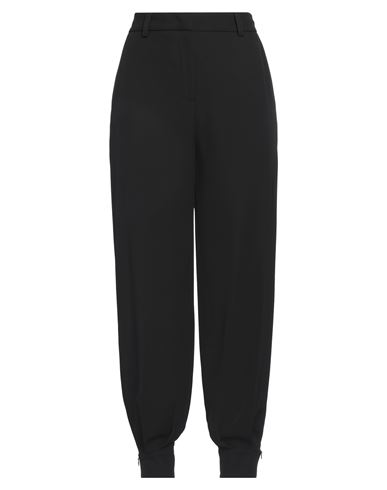Woman Pants Black Size 2 Polyester, Elastane