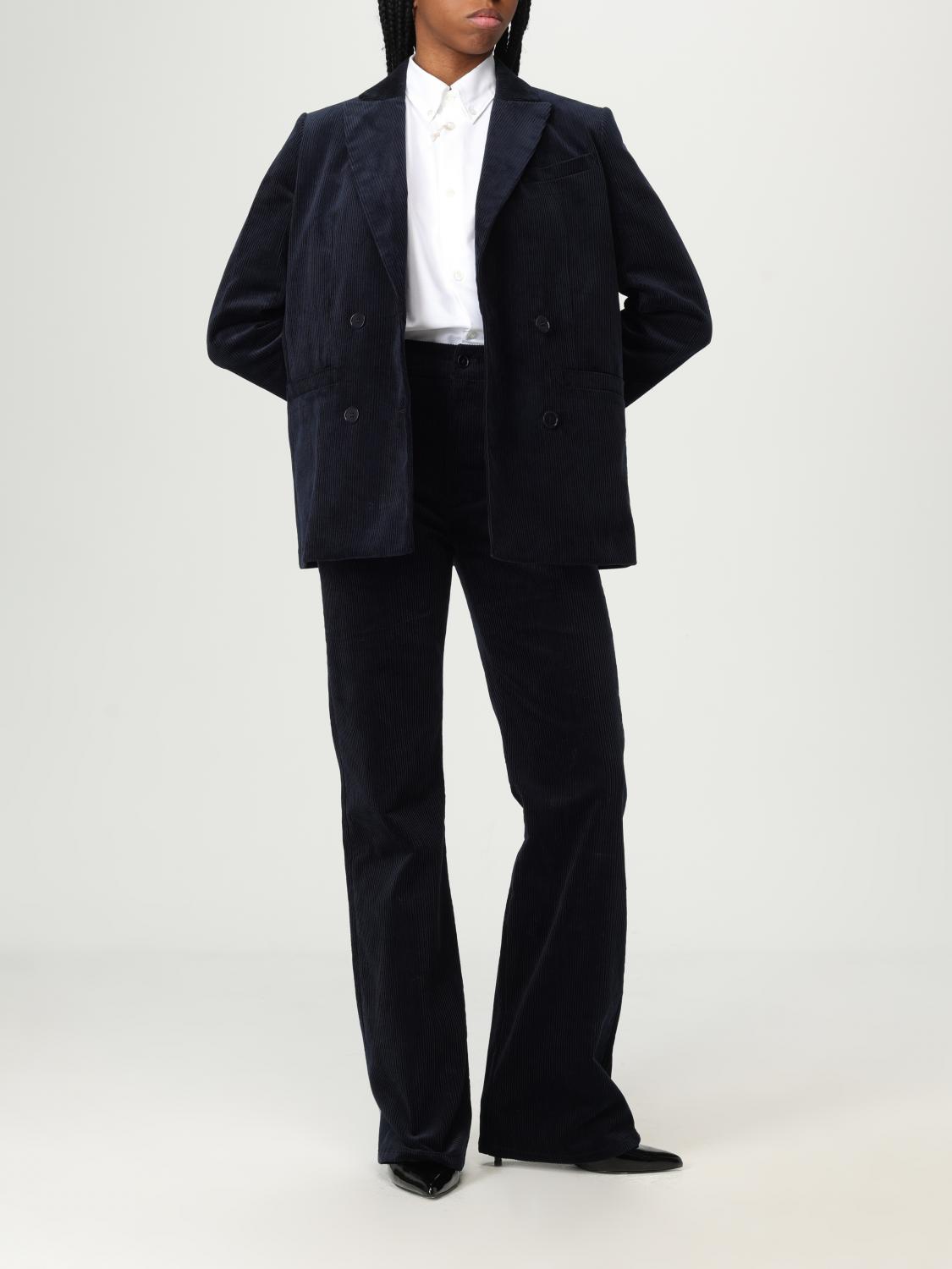 Pants A. P.C. Woman color Blue