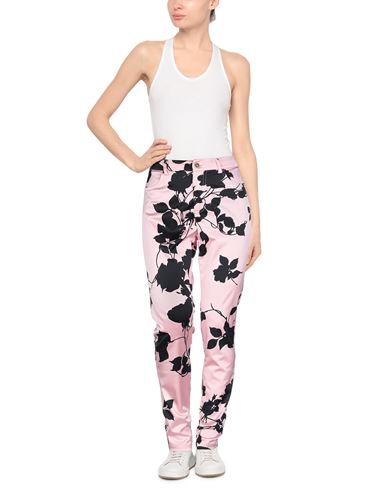Woman Pants Pink Size 4 Cotton, Viscose, Elastane