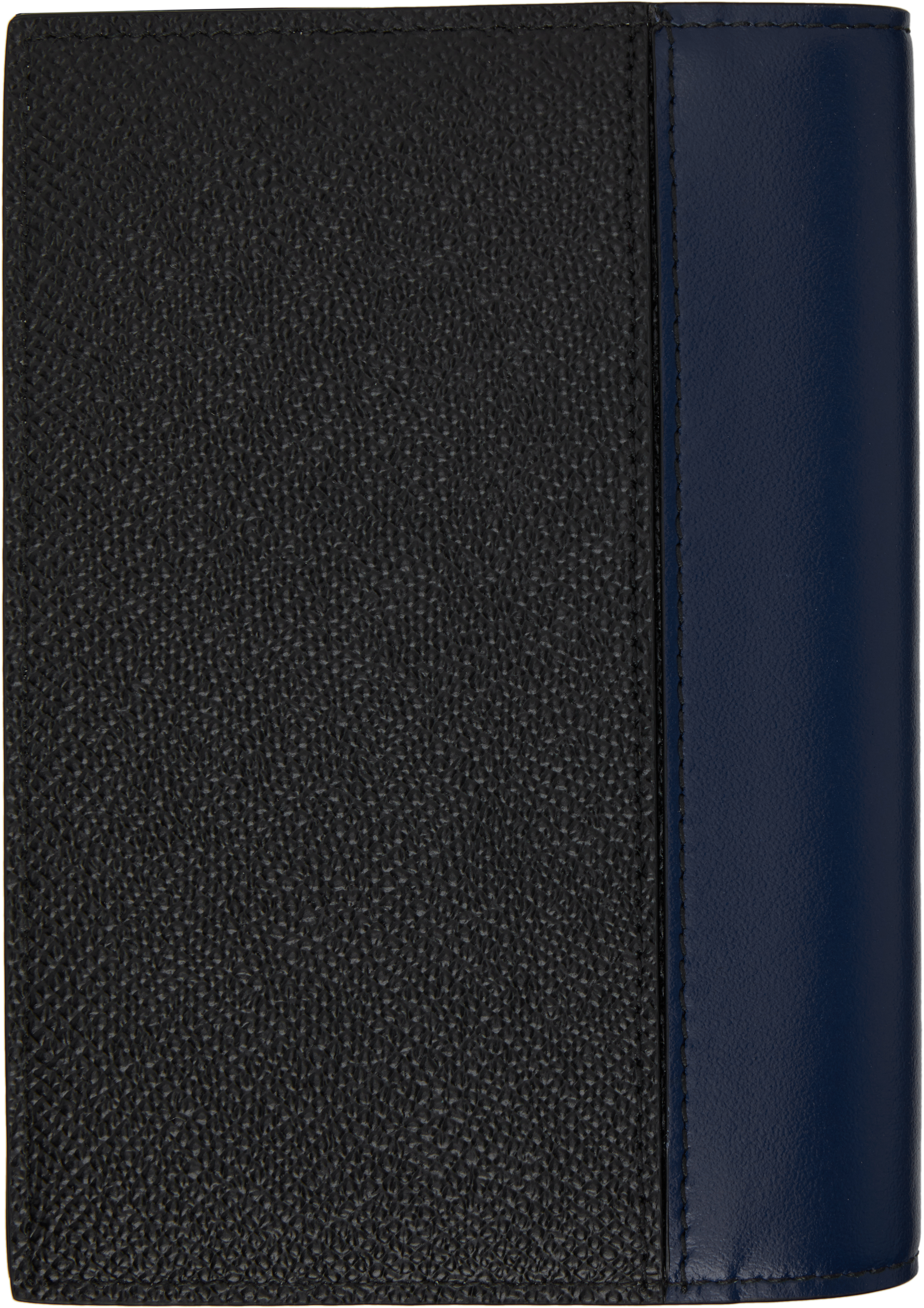 Dolce & Gabbana Black & Navy Dauphine Passport Holder