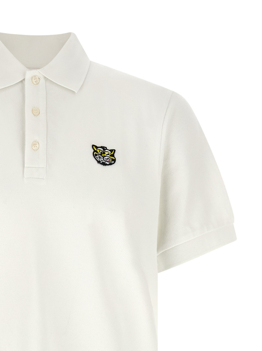 Wild Tiger Gots Polo White