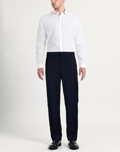 Maison Kitsuné Man Pants Navy Size 30 Virgin Wool
