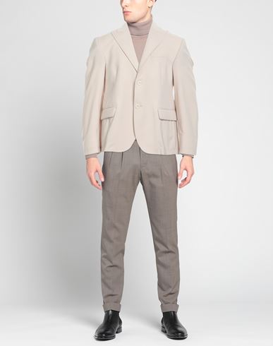 Man Blazer Beige Size 36 Polyester, Viscose, Elastane