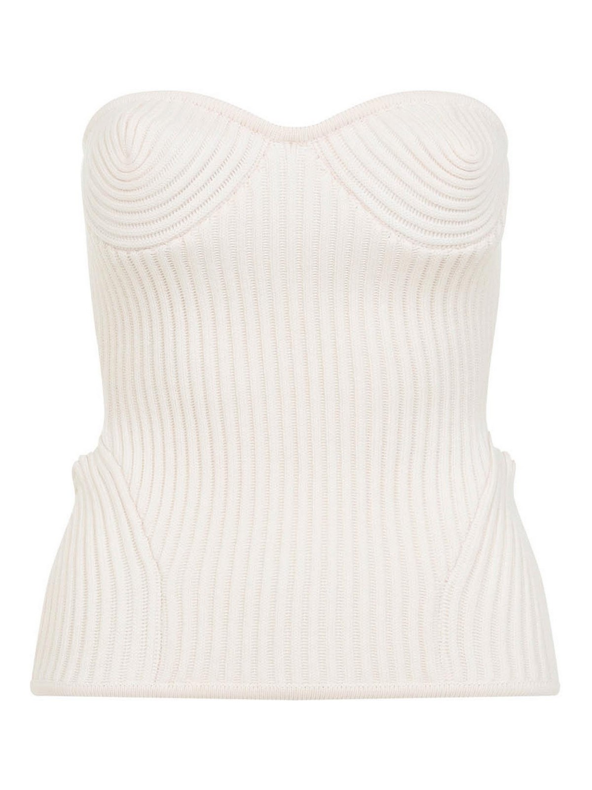 Merino Wool Ribbed Stretch Corset