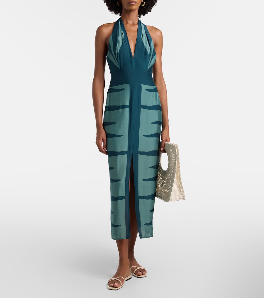 Ina printed midi dress