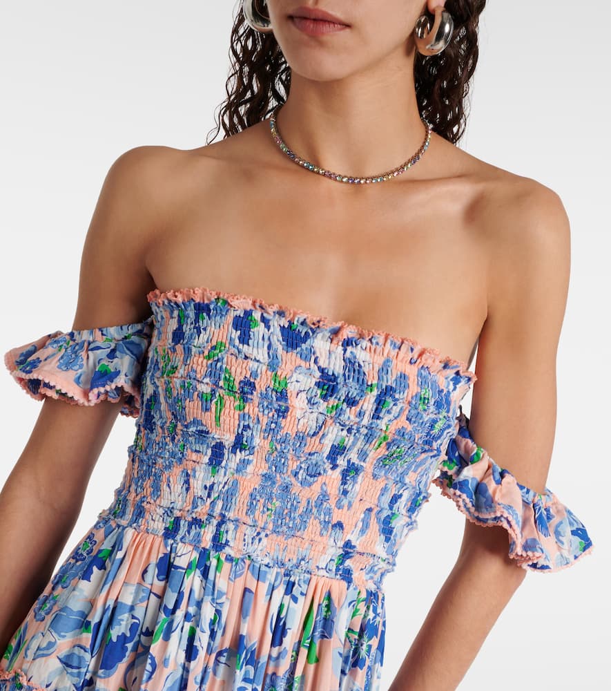 Poupette St Barth Aurora floral minidress