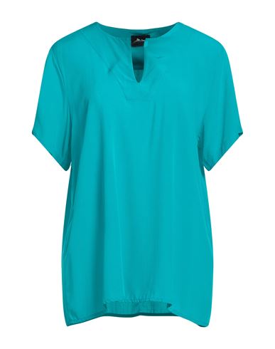 Woman Top Turquoise Size M Viscose