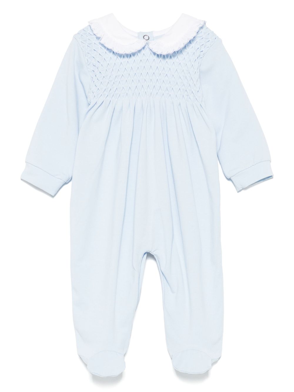Siola smocking-detail pyjamas - Blue