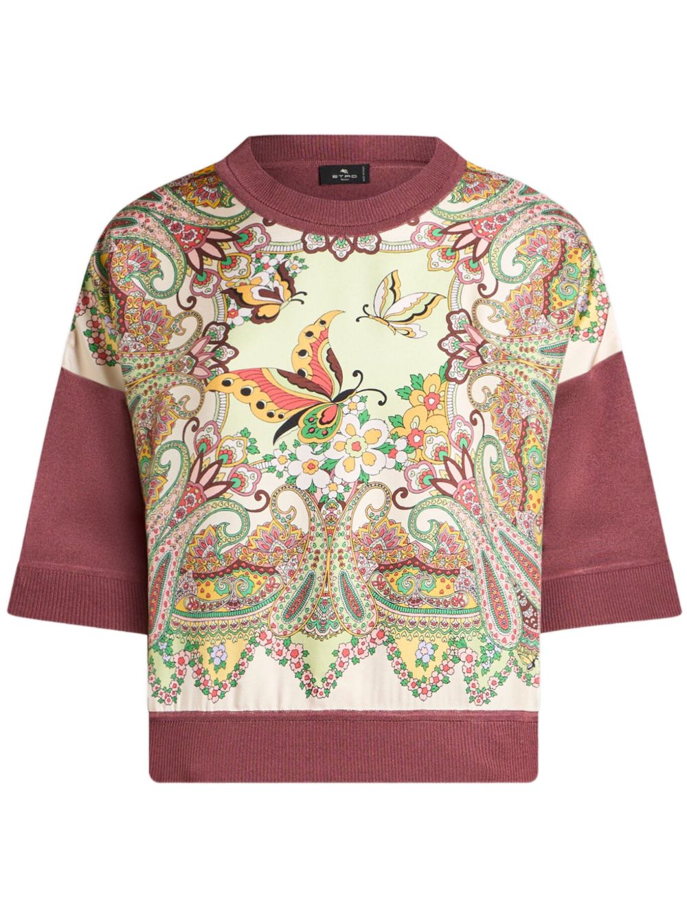 ETRO knitted t-shirt - Neutrals