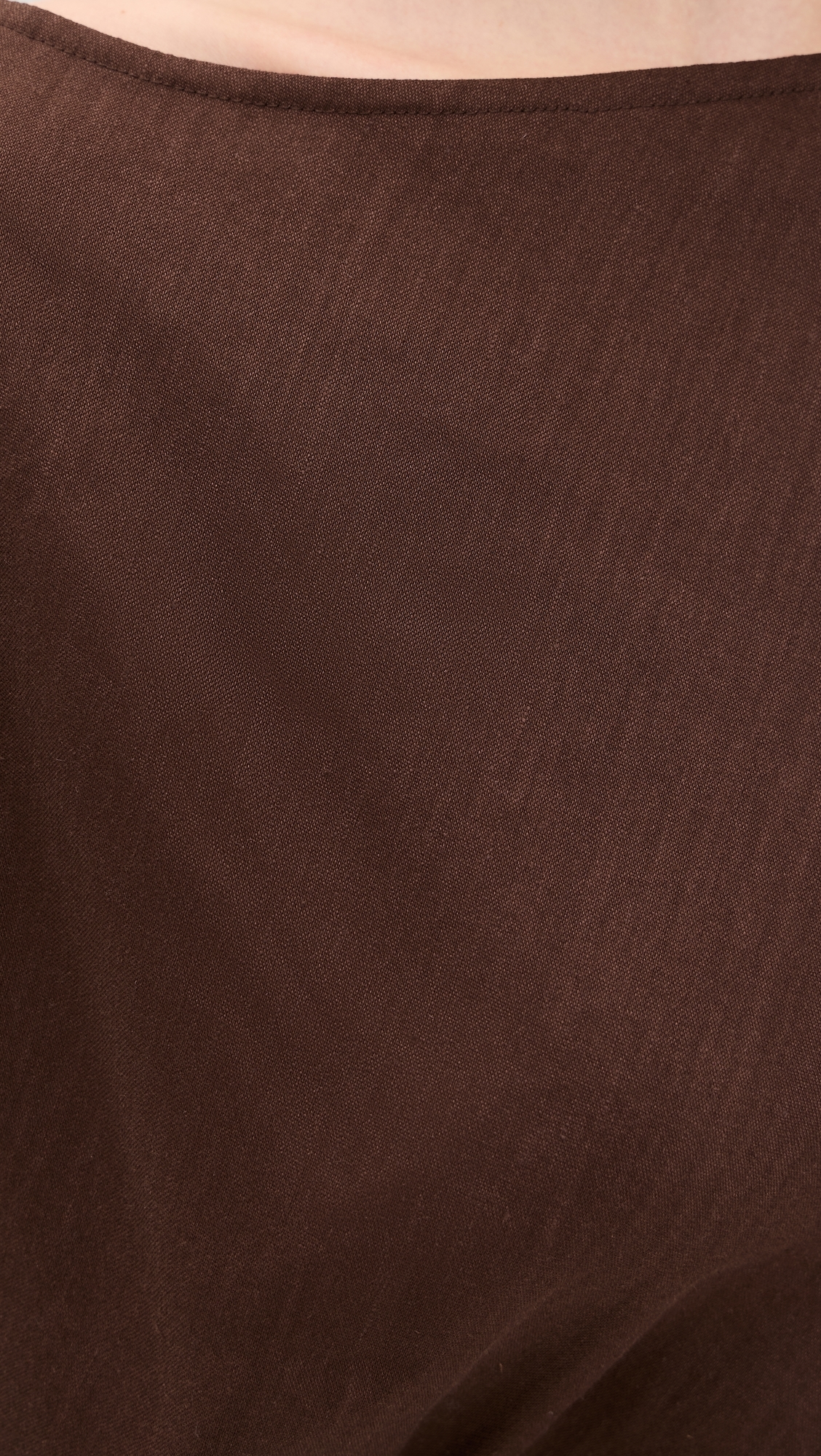 Amelie Linen Dress Dark Oak