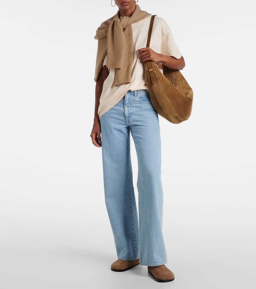 Grace high-rise wide-leg jeans