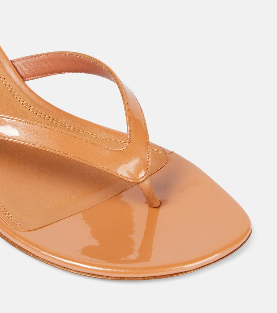Juliette 45 patent leather thong sandals