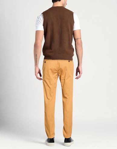 Man Pants Camel Size 30 Cotton, Elastane