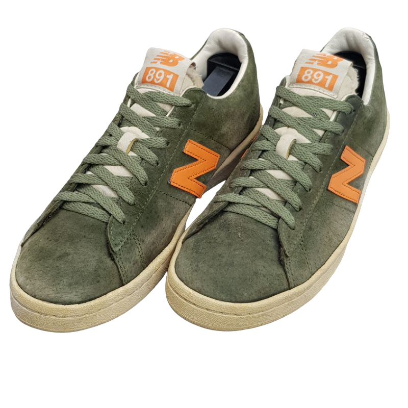 891 Shoes 'Dark Green White Orange'