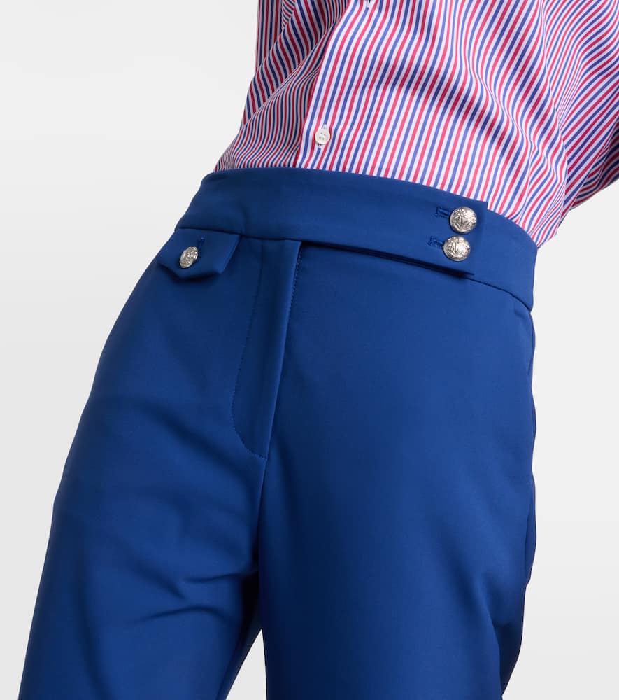 Renzo high-rise cropped slim pants