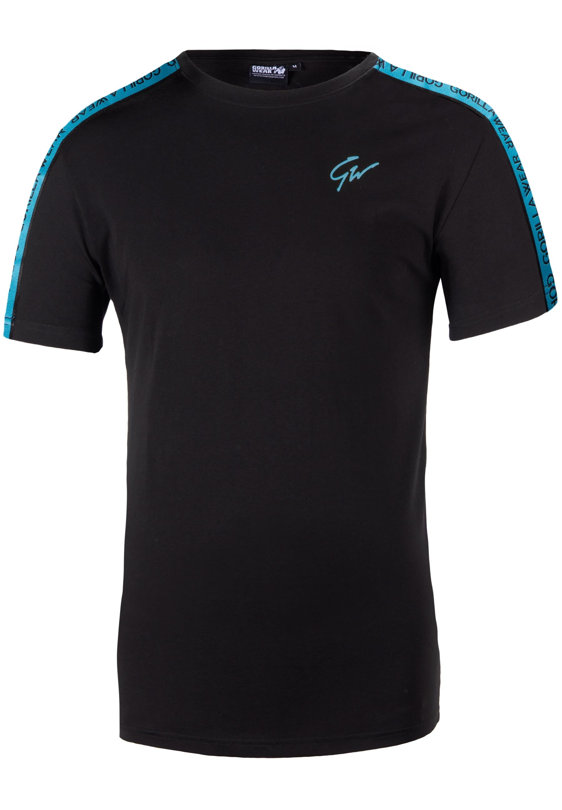 Chester T-shirt - Black/Blue