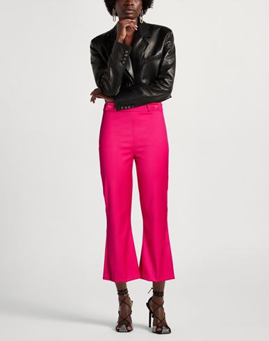 Woman Pants Fuchsia Size 6 Polyester, Elastane