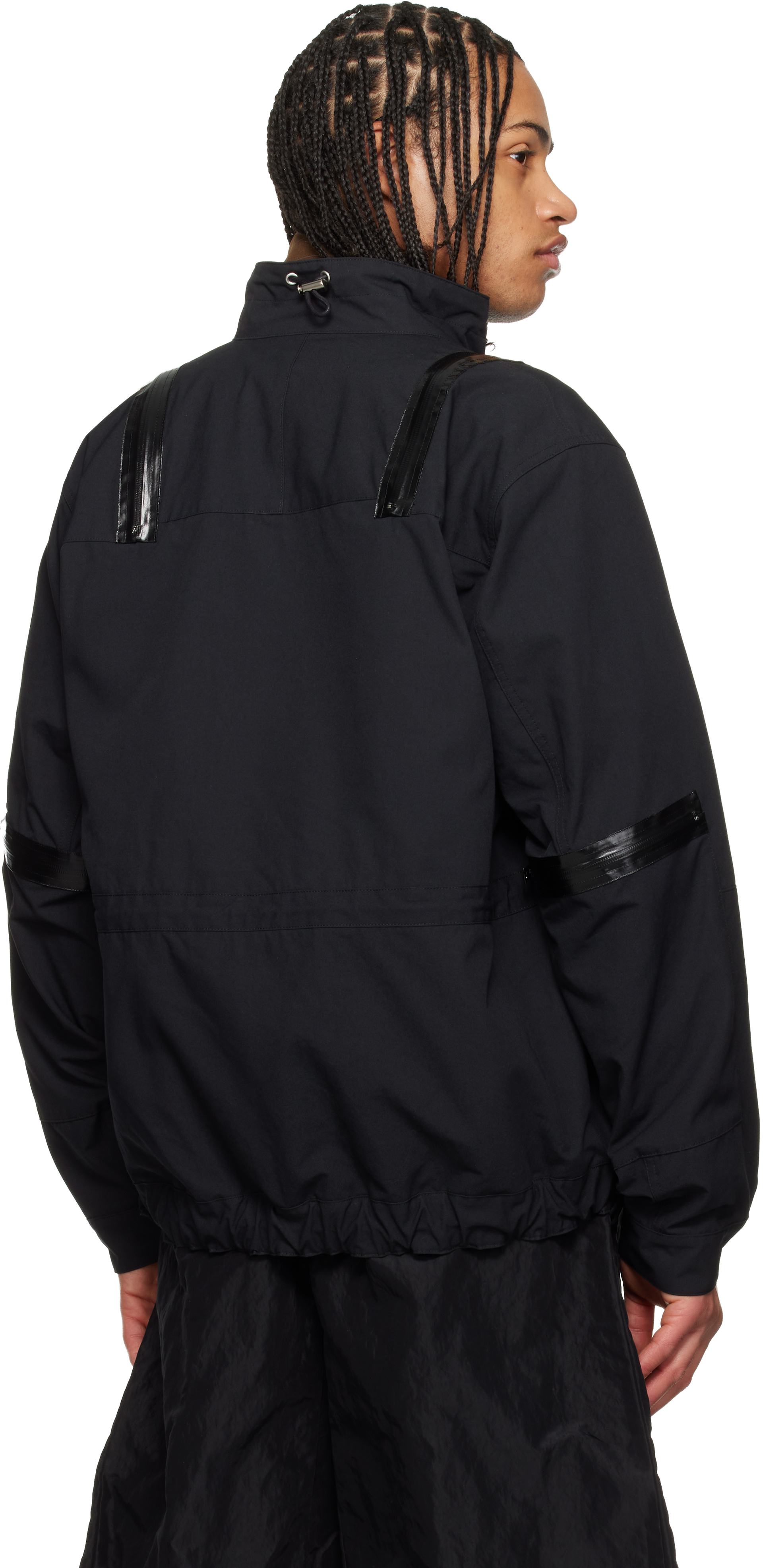 Black Weathercloth Jacket