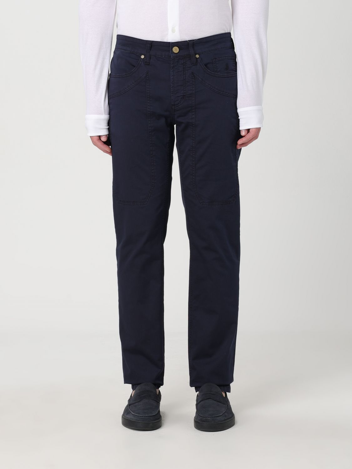 Pants Men color Blue