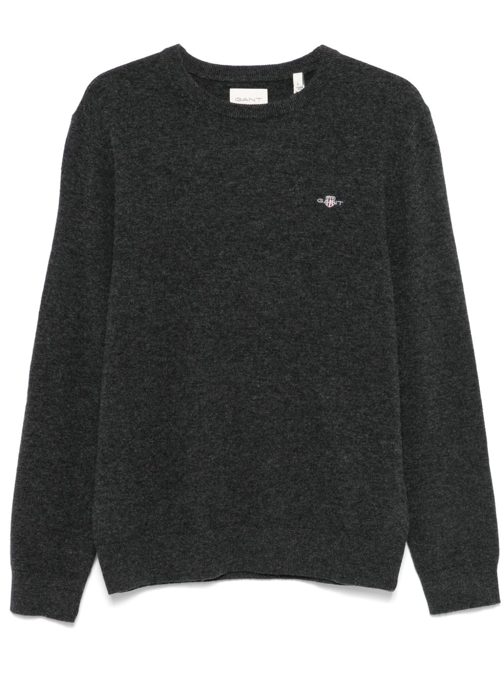 GANT 남성 fine-knit sweater - Grey 8050283