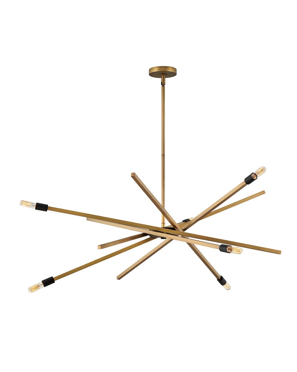 Heritage Brass LED Chandelier from the Archer Collection