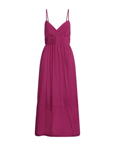 Woman Midi dress Mauve Size 8 Cotton, Elastane