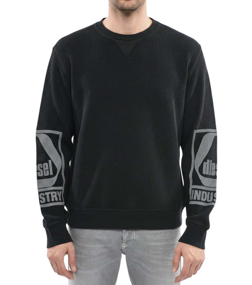 Black Crew Neck Sweatshirt