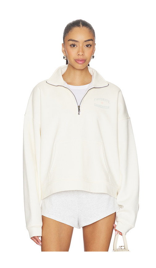 Favorite Daughter The Favorite Daughter Half Zip Sweater in Multi. XL. Also in L